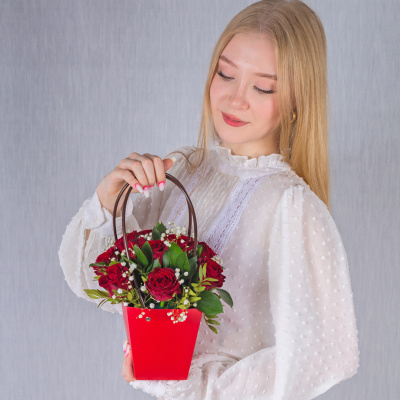Сумочка с кенийскими розами арт. 38180-К